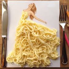 Food Art Edgar Artis Noodles 2012 Food Art Art Dress Fashion Design Drawings