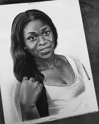 Title: STORY THE EYES TELL Pencil drawing