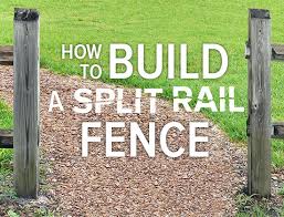 A few of the rails have been replaced with discarded branches, giving the fence a very rustic look. How To Build A Diy Split Rail Fence