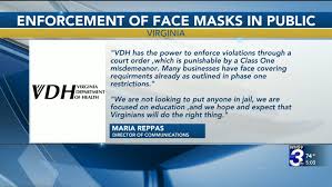 Wearing of masks on the public buses remains a condition of carriage for children over the age of 11. Gov Northam Orders Masks Inside Indoor Public Places Across Virginia