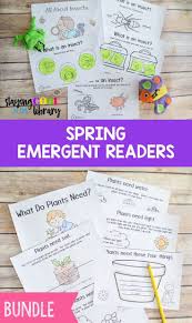 Spring Mini Books Emergent Readers Bundle In 2020 Spring Lesson Plans Spring Emergent Reader Emergent Readers