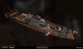 To open it, you must go out on deck, then climb over the rail on the side of the boat facing away from the docks. Artstation Dishonored 2 Skiff Vincent Gros Dishonored 2 Dishonored Vincent