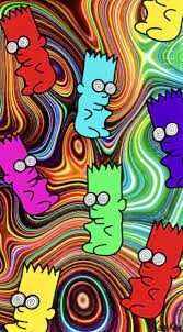 Trippy Gummy Bart Wallpaper Trippy Cartoon Trippy Painting Trippy Aesthetic