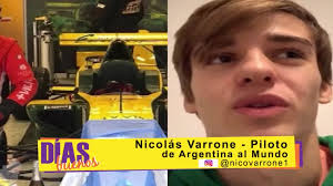Nicolás Varrone Piloto Argentino en la F3 Britânica con Lucho Santangelo  DÎAS BUENOS con Mario Oneto