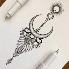 Image Result For Moon Mandala Tattoo Designs Tattoos For Guys Tattoos