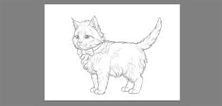 Kitten kucing persia jantan longhair warna red & white bicolor (dakota) jenis kelamin: Bagaimana Menggambar Anak Kucing Super Lucu Tahap Demi Tahap