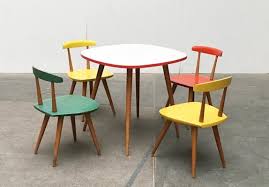 Have you ever observed that kids mess too much around tables and chairs? Children S Table Chairs Set By Karla Drabsch For Kleid Raum 1950s For Sale At Pamono