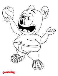 Folge deiner leidenschaft bei ebay! Gummibar The Gummy Bear Coloring Page Let S Play Ball Gummibar Shop