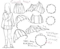 I've noticed that anime clothing folds tend to be quite sharp and 'unnatural'. Anime Dress Drawing At Paintingvalley Com Explore Collection Of Anime Dress Drawing