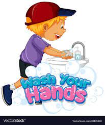 Wash Your Hands Poster Design For Wash Your Hands With Happy Boy Illustration D Hand Washing Poster Wash Your Hands Poster Design Physical Activities For Kids