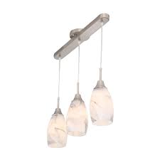 Beldi Peak Collection 3 Light Grey And Nickel Pendant 1933 P3 Grey Pendant Light Fixtures Pendant Light Light Grey