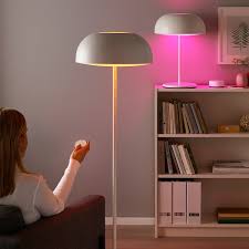 Tradfri Led Bulb E26 600 Lumen Wireless Dimmable Color And White Spectrum Color And White Spectrum Globe Opal Ikea