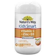 Mr vitamins is australia's #1 vitamin, supplement & health food supplier with top brands at the best prices. Buy Nature S Way Kids Smart Vitamin C Zinc D 75 Chewable Tablets Online At Chemist Warehouse