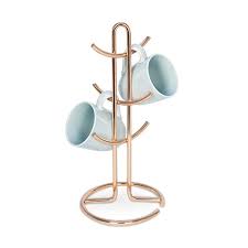 Vtg metal tree mug japan coffee cup holder orange kitsch 3 butterfly cups. Home Decorative Mug Tree Stand With 6 Hooks Metal Tea Cup Coffee Mug Rack Holder In Solid Iron Kitchen Organizer Accessories Buy Mug Tree Mug Holder Coffee Cup Organizer Product On Alibaba Com