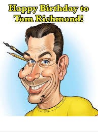 Tom Richmond's Birthday Celebration as a CRACKED and MAD Magazine Artist