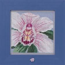 Our cross stitch patterns come in a range of designs, from letters to flowers and for a range of difficulty. Mill Hill White Orchid Beaded Cross Stitch Kit 123stitch
