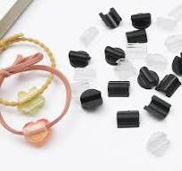 Black White Hairdressing Tool Connector Elastic Rubber Band Paste Buckles  For DIY Hair Band Tie Circle Bow Jewelry Making - AliExpress 36