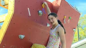 Rockworks multi faceted climbing walls are constructed using cad drawings and cnc precision cutting tools to create complex and dynamically shapes. Calgary Family S Backyard Climbing Wall Causes Insurance Headache Ctv News
