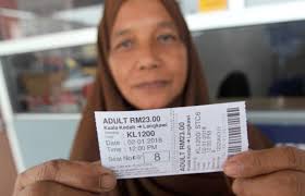 Tambang berbeza mengikut jenis kereta. Tiket Feri Kembali Harga Asal