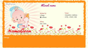It is not mandatory but your small gesture can make the new parents happy. Template Baby Girl Naming Ceremony Invitation Novocom Top