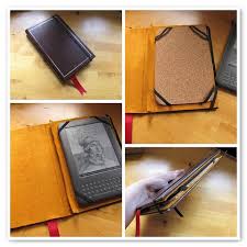 Kindle Ipad Ebook Case Buy A Journal Or Book From A Thrift Store Remove The Pages Line It With Felt Put In A Cork Pad To Cu Thrift Store Crafts