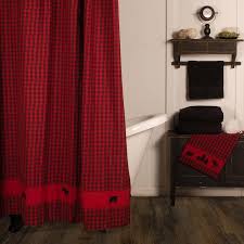 Lumberjack Moose And Bear Shower Curtain