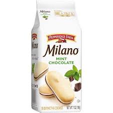 Pepperidge Farm Milano Mint Chocolate Cookies 7 Oz Bag Walmart Com In 2020 Pepperidge Farm Milano Cookies Mint Chocolate