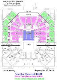 Pan American Center Seating Chart Elcho Table