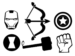 Doodlecraft The Avengers T Shirt And Stencil Avengers Symbols Avengers Tshirt Stencils