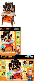 Black And Decker Kids Tool Set Tool Sets 158747 Black And Decker Kids Tool Set Toy Workshop Power Tools Box Bench Pretend Play Buy It Now Only 73 85 On Ebay