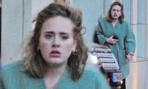 Adele makes a rare appearance after enjoying dinner in London