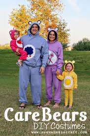 Halloween No Sew Care Bear Costumes See Vanessa Craft Care Bear Costumes Bear Halloween Halloween Kids