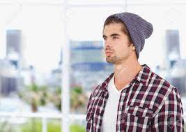 Typically, the knit cap is of simple, tapering constructions, though many variants exist. Hipster Knit Hat Off 64