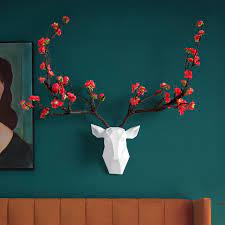 See more ideas about contemporary sculpture, sculpture, sculpture art. Deer Head With Flower Antler 3d Wall Decor Modern Animal Hear Home Decorations Abstract Sculpture Wall Statue For Gift Statues Sculptures Aliexpress