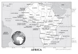 Tropic of cancer prime meridian. Africa Physical Geography National Geographic Society