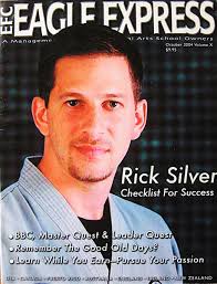 10/04 EAGLE EXPRESS MAGAZINE RICK SILVER BLACK BELT MARTIAL ART JUDO KARATE