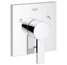Grohe 19591000 Starlight Chrome Allure 3 Way Diverter Valve Trim Only With Lever Handle Faucetdirect Com Grohe Shower Diverter Lever Handle