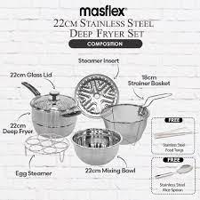 Maybe you would like to learn more about one of these? Just In Masflex 22cm Stainless Steel Masflex Cookware Facebook