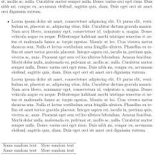 Wrap Text Around Table In Itemize Environment Tex Latex Stack Exchange