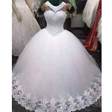 14 of the best places to buy an affordable wedding dress online. Real 100 Actual Full Pearls Beaded Puffy Plus Size Floor Length White Ivory Cheap Wedding Dresses Mwa348 Buy Cheap Wedding Dress Bridal Gown White Wedding Dress Plus Size Corset Wedding Gowns Product On