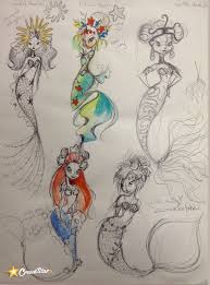 The Art Of Liana Hee Mermaid Drawings Mermaid Art Mermaid Sketch