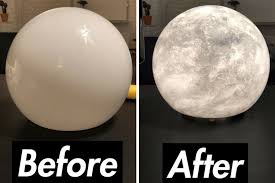 Want A Moon Lamp Diy From An 25 Ikea Lamp Ikea Hackers Ikea Lamp Diy Lamp Diy Ikea Hacks
