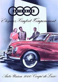 Audi Auto Union Vintage Advertisement Deutsche Autos Alte Werbung Oldtimer