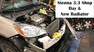 Now your coolant is part of a constant cycle in your toyota sienna engine that keeps it at a steady and controlled temperature determined for the engine to achieve the best balance between power, fuel efficiency, and emissions. Toyota Sienna Radiator Replacement Hanging Out In Grandpas Shop Youtube