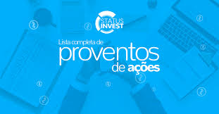 Anyone can start building wealth on stash. Todos Dividendos De Acoes Passados E Provisionados Status Invest