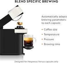 Espresso, at the touch of a button. Buy Nespresso Vertuo Next Coffee And Espresso Machine By De Longhi White Compact One Touch To Brew Single Serve Coffee Maker And Espresso Machine Online In Indonesia B08f1ys4g6