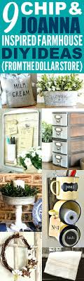 9 Farmhouse Style Decor Ideas You Can Do From The Dollar Store Farmhouse Style Decorating Joanna Gaines Farmhouse Dollar Store Diy