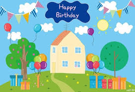 We did not find results for: Cartoon Pig House Kids Birthday Backdrop Balloons Gifts Bunting Child Birthday Party Backdrop Blue Sky White Cloud Trees Backdrop In 2021 Peppa Pig House Peppa Pig Background Peppa Pig Birthday Party