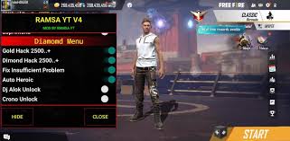 This free fire hack download will increase your chance of winning the game. Garena Free Fire Ramage Unlimited Diamonds Coins Mod Apk Ramsa Yt Yr Gaming