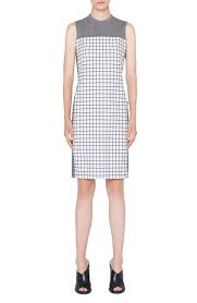 Akris Punto Grid Sheath Dress Akrispunto Cloth Akris